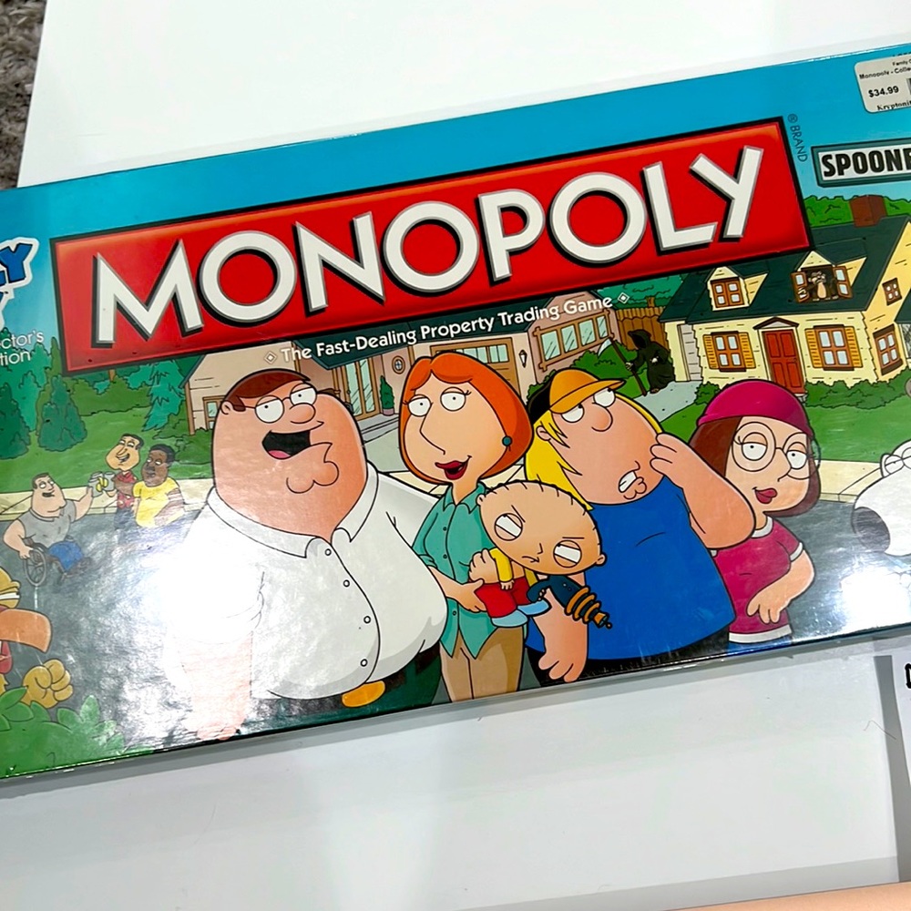 Monopoly collector’s edition family guy NEW